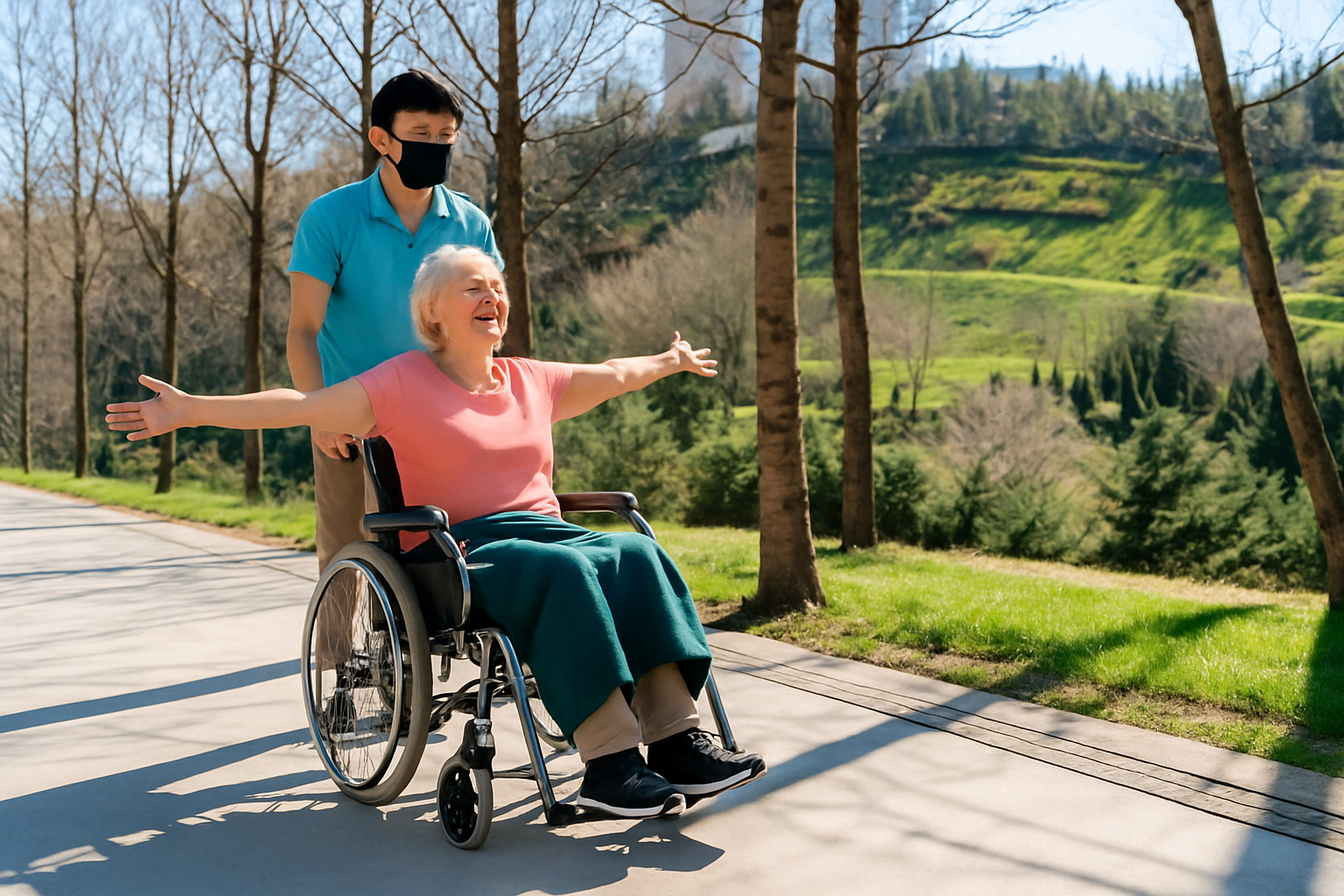 Professional caregiver providing companion care and emotional support in Middlesex County